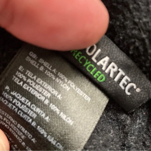 THE NORTH FACE Women’s Black Jacket Coat Zip Up Fleece Lined Size Small - Picture 5 of 11